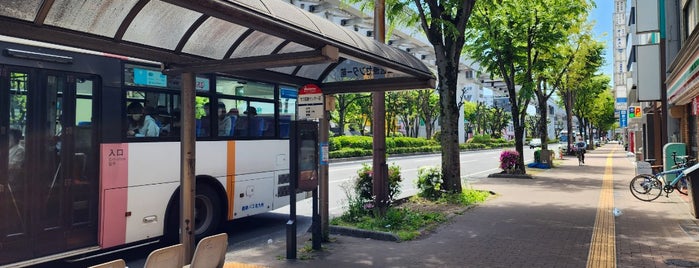 市立医療センター前バス停 is one of 西鉄バス停留所(7)北九州.