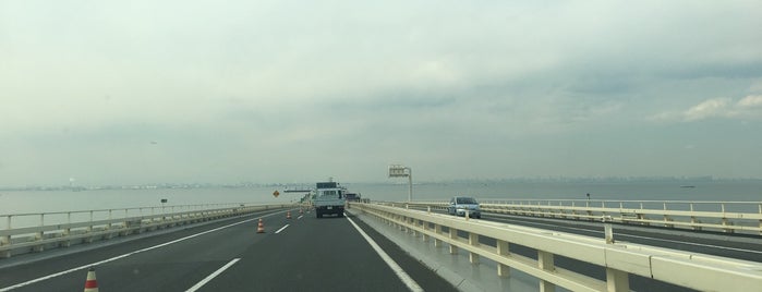 Aqua Bridge is one of 土木学会田中賞受賞橋.