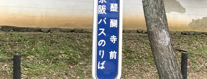 醍醐寺前 バス停 is one of 総本山 醍醐寺.