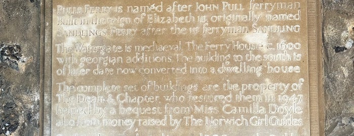 Pull's Ferry is one of Norwich Riverside Walk.