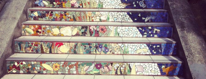 Golden Gate Heights Mosaic Stairway is one of 9 of the Best Staircases in the World to Climb.
