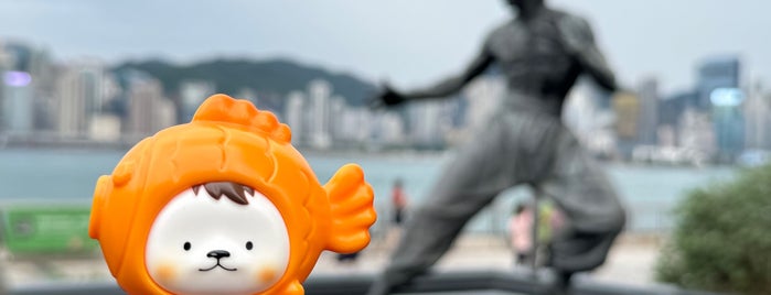Bruce Lee Statue is one of Hongkong.