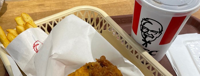 KFC is one of めしとかスイーツ(笑)のおみせ.