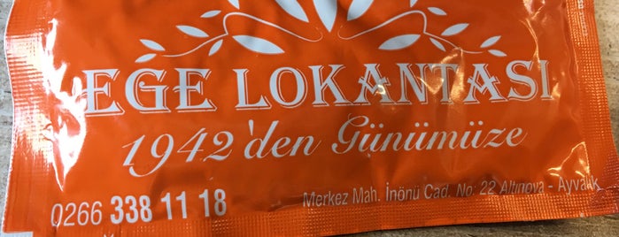 Ege Lokantası is one of to go & eat.