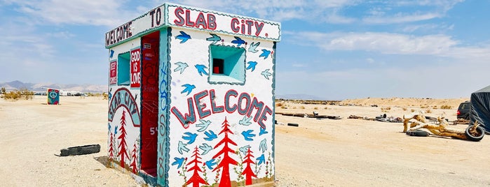 Slab City is one of Palm Springs.