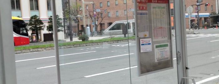 Minami 4 jo Bus Stop is one of バス停(北).