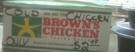 Brown's Chicken is one of NWI.