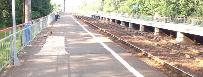 Ж/Д платформа Ашукинская is one of Вокзалы и станции Ярославского направления.