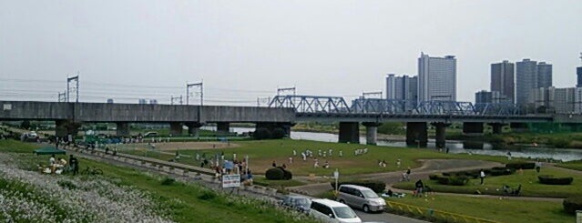 多摩川橋梁 is one of 東海道新幹線.