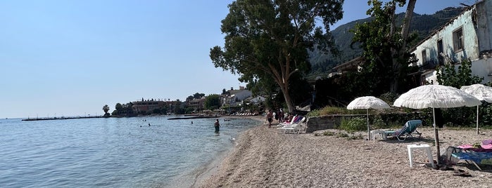 Benitses is one of Corfu beaches.