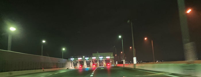 Torihamacho Toll Gate is one of 首都高速湾岸線(Bayshore Route).