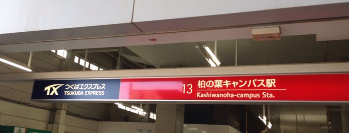 Kashiwanoha-campus Station is one of つくばエクスプレス.