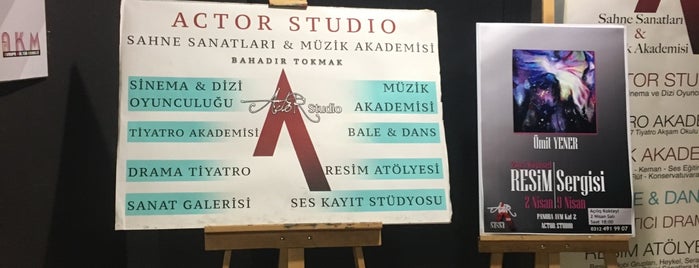 MSM ANKARA/ACTOR STUDIO Sahne Sanatları Merkezi is one of 🇹🇷'ın Beğendiği Mekanlar.
