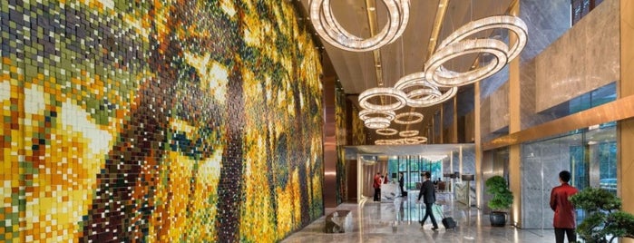 Mandarin Oriental Pudong, Shanghai is one of Shanghai’s Best Hotels.