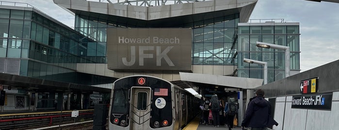 MTA Subway - Howard Beach/JFK Airport (A) is one of fav places.