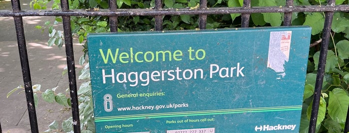 Haggerston Park is one of Parks.