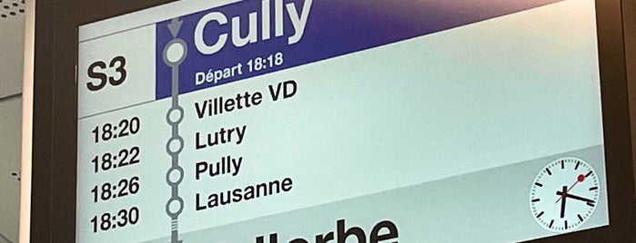 Gare de Cully is one of sagitter.