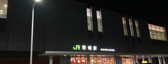 Nopporo Station is one of JR北海道 札幌・函館近郊路線.