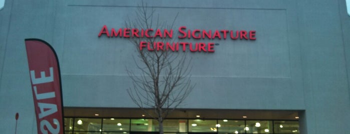 American Signature Furniture is one of George'nin Beğendiği Mekanlar.