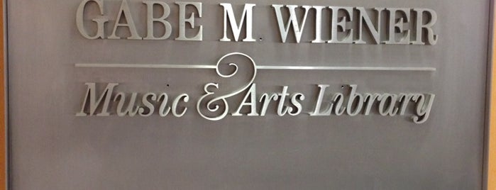 Gabe M. Wiener Music and Arts Library - Dodge Hall is one of Will'in Beğendiği Mekanlar.