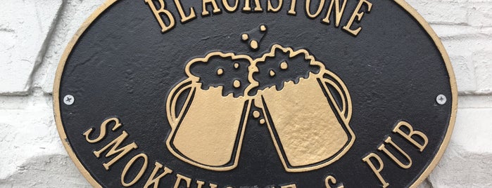 Blackstone Smokehouse & Pub is one of The 13 Best Places for Craft Beer in Fayetteville.