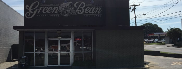 Green Bean is one of The 15 Best Coffeeshops with WiFi in Greensboro.