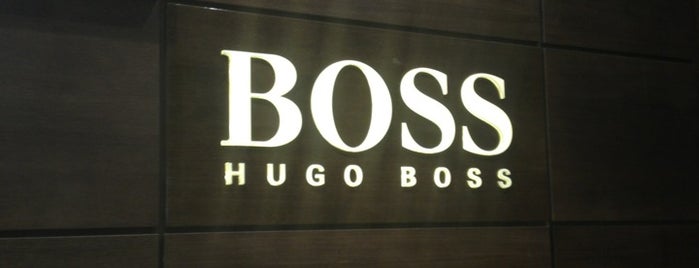 Hugo Boss is one of Lieux qui ont plu à Hector.