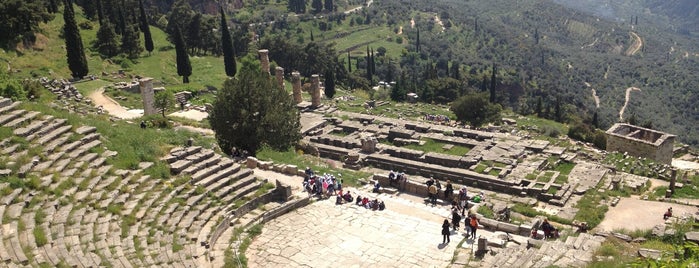 Ancient theatre of Delphi is one of Sweet Places in Europe.