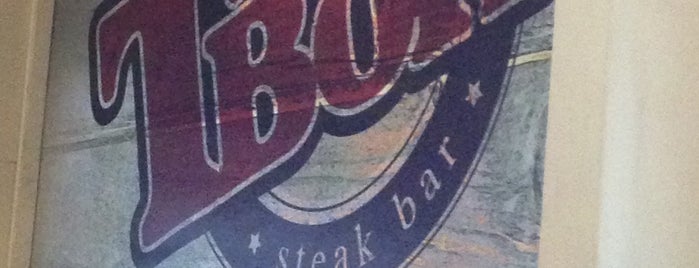 TBone Restaurante Steak Bar is one of Alan'ın Kaydettiği Mekanlar.