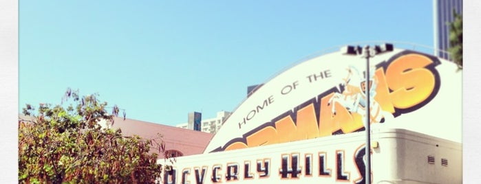 Beverly Hills High School is one of LA: Day 4 (Brentwood, Bel-Air, Beverly Hills).