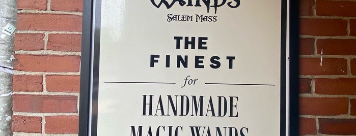 Wynott's Wand Shop is one of Salem & Boston.