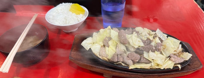 鉄板焼肉 大当たり is one of 食べたい肉.
