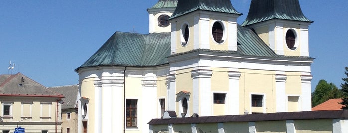 Kostel svatého Václava is one of Jan Blažej Santini-Aichel.
