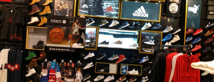 Foot Locker is one of cool places.