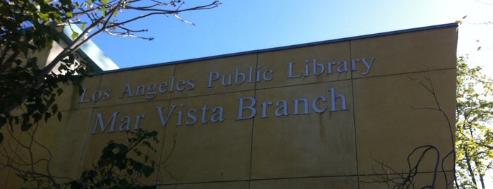Mar Vista Branch Library is one of Los Angeles Public Library.