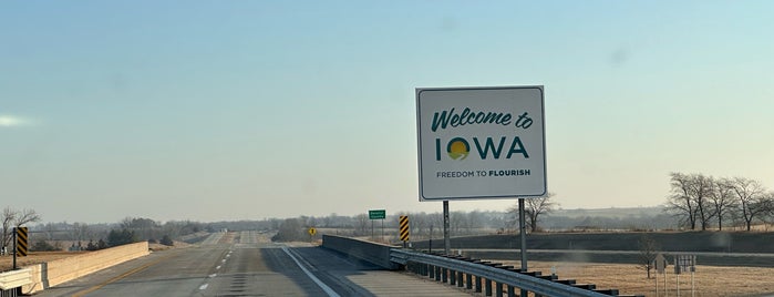 Missouri/Iowa State Line is one of been there done that.