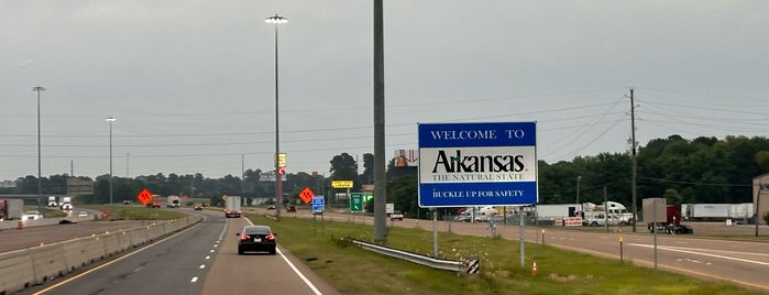 Texas/Arkansas State Border is one of Where I've been.