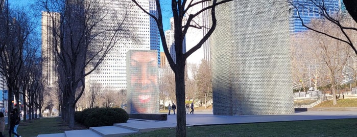 Crown Fountain is one of Chicagoland.