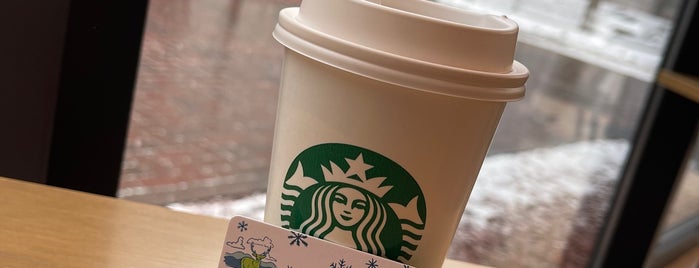 Starbucks is one of おきにいり.