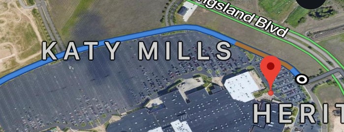 Katy Mills Megabus Stop is one of Tempat yang Disukai Miriam.