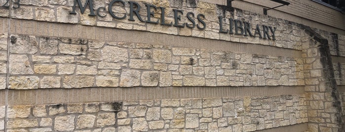 McCreless Library is one of Ya es hora-Libera Tu Voz.