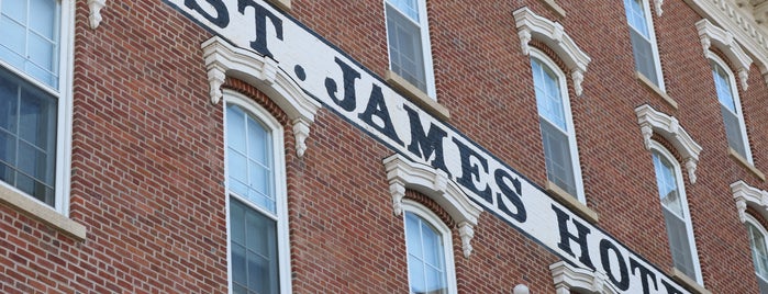 St. James Hotel is one of Posti che sono piaciuti a Corey.