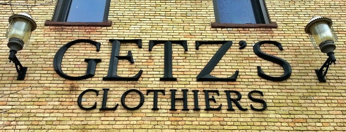 Getz's Clothiers is one of Dick'in Beğendiği Mekanlar.