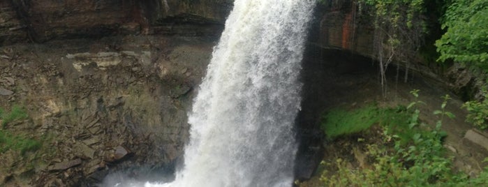 Minnehaha Falls is one of Minneapolis-St. Paul.