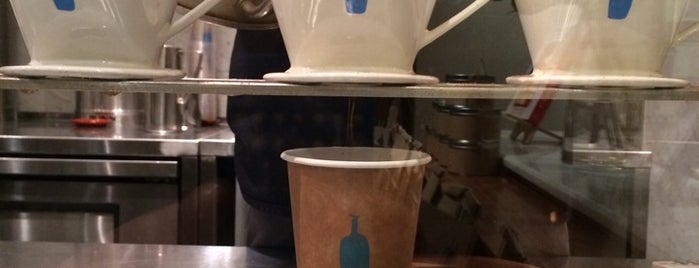 Blue Bottle Coffee is one of Manhattan Caffeination.