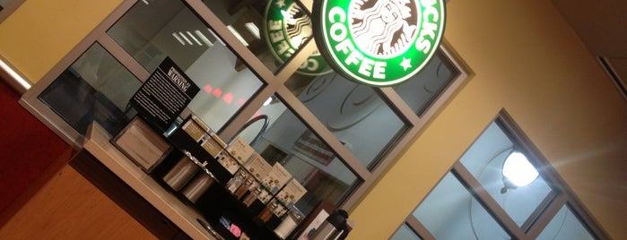 Starbucks is one of Orte, die Sebastian gefallen.