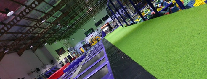 Amped Trampoline Park is one of Yeti Trail Adventure.