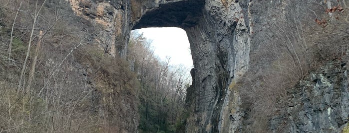 The Natural Bridge is one of Virginia.