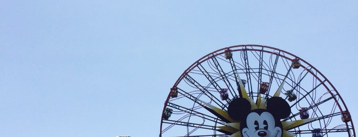 Disney California Adventure Park is one of Foursquare 9.5+ venues WW.