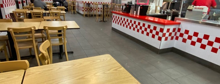 Five Guys is one of where I've been.